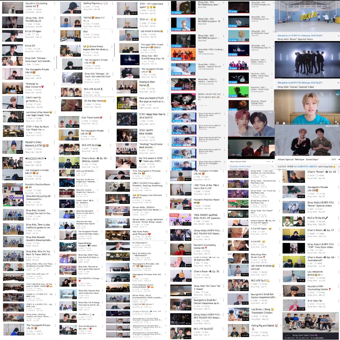 flrtyji's tweet photo. Stray kids contents in just half a year https://t.co/ZPmnUSPXMs