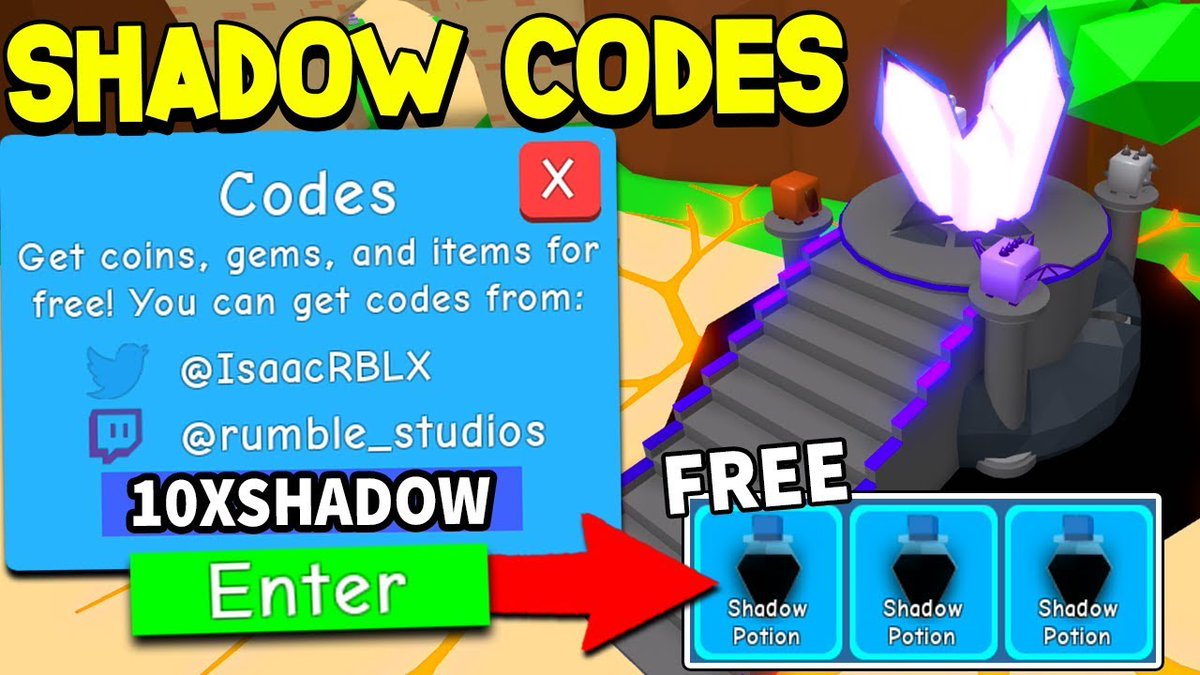 Code Defild On Twitter Secret Shadow Realm Potion Codes In