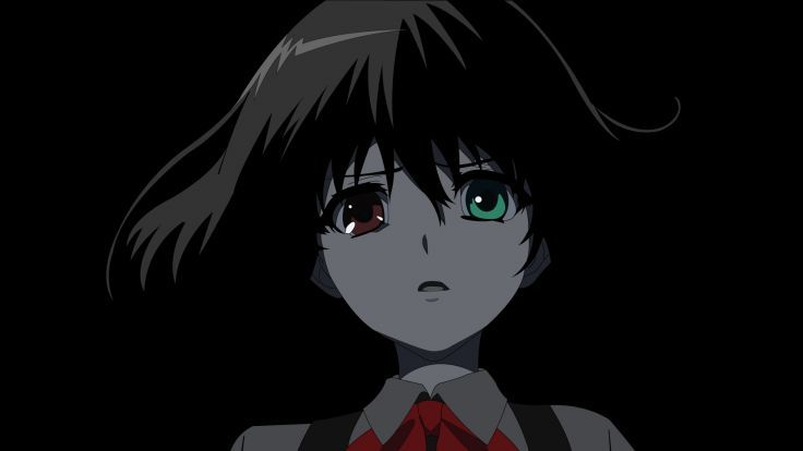 #77 Another.-Best Girl: Mei Misaki. I like her design, she can be pretty cute but it's not like she has a lot of competition in this anime XDI liked the premise of this series a lot. It's not perfect but it was very fun and had a satisfactory ending as well.