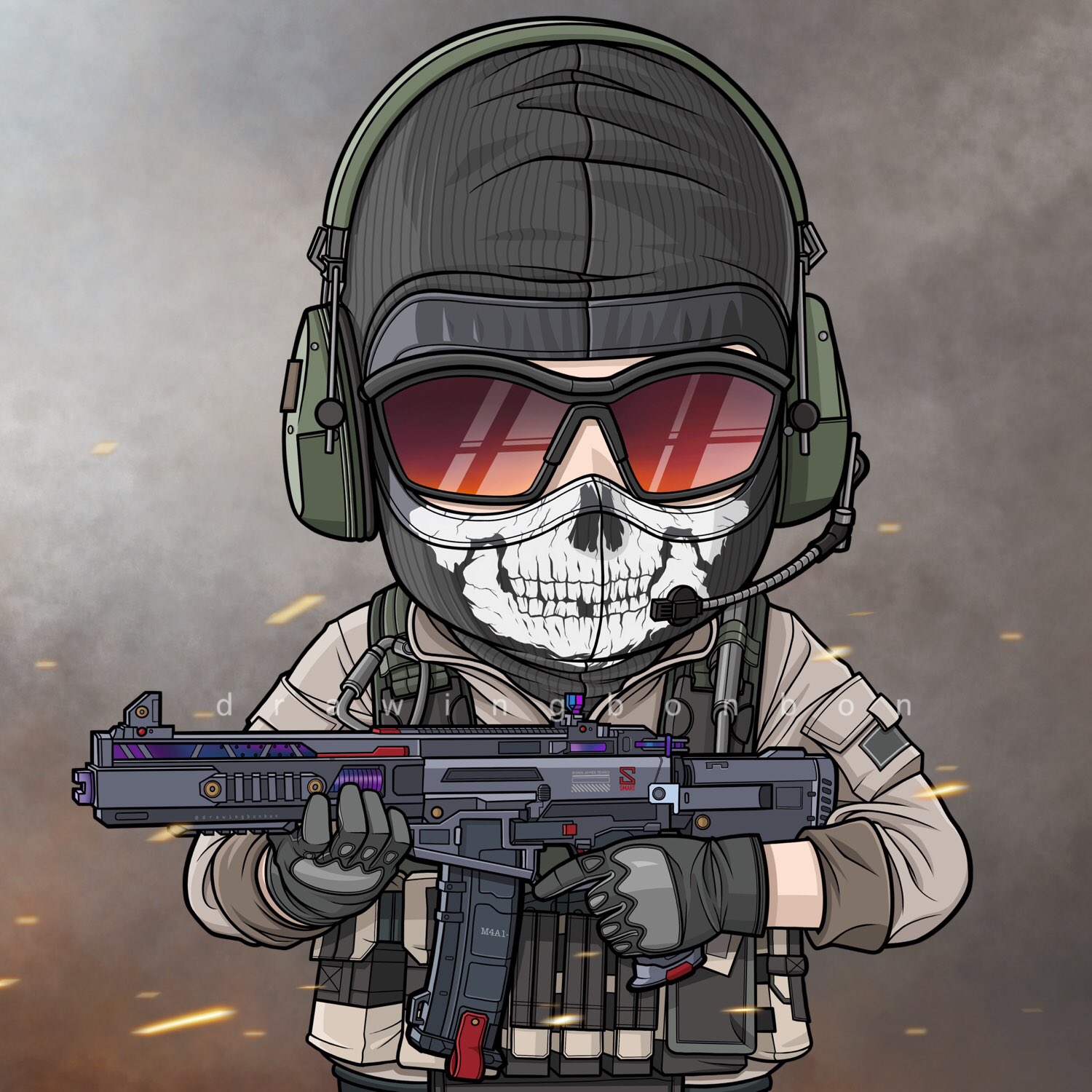 Simon 'Ghost' Riley - CODMW19 by Fennyboi on DeviantArt