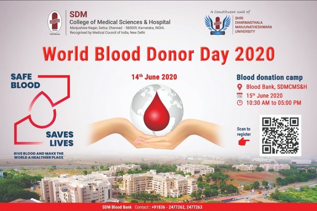 #WorldBloodDonorDay 
Donate blood and save lives