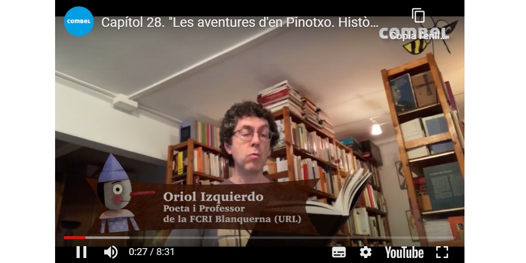 EditorialCasals's tweet photo. Capítol 28 del #ContaCombel de 📚LES AVENTURES D'EN PINOTXO, per @oriolil. En Pinotxo recorda que fer una bona acció no surt mai car 👇
▶️ https://t.co/yC5nVT98S9
Capítols anteriors llegits per @RamonCasals, @MarinaGarces, @cristinalosant1, @Aballbona, @Bernatq
#CombelEditorial https://t.co/8eAaDOPz4d
