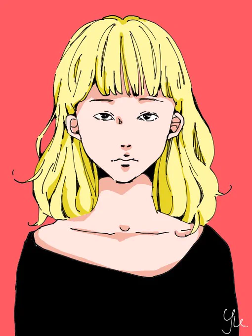 beforeafterすっぴんの顔も好き。日本顔っていいですよね。#画輪 #イオフィエル 