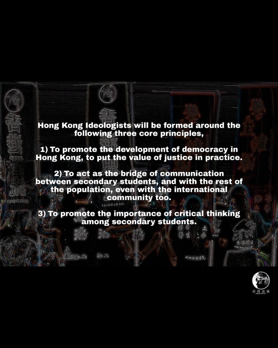 ideologisthk's tweet photo. Declaration of the establishment of Hong Kong Ideologist https://t.co/9BWBasDEUf