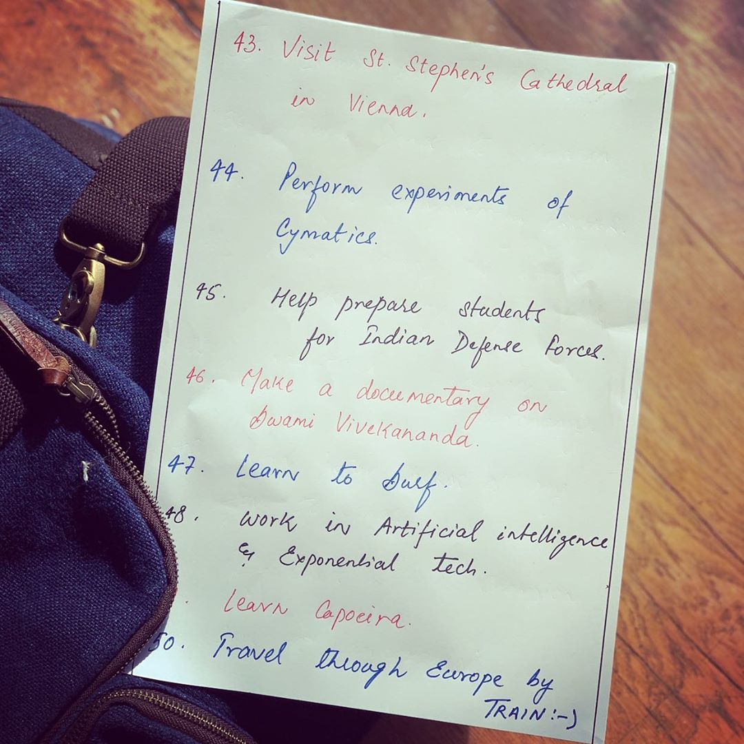 AmitHPanchal's tweet photo. Wishlist of #SushantSinghRajput 🙌 https://t.co/Cp7GwoBeua