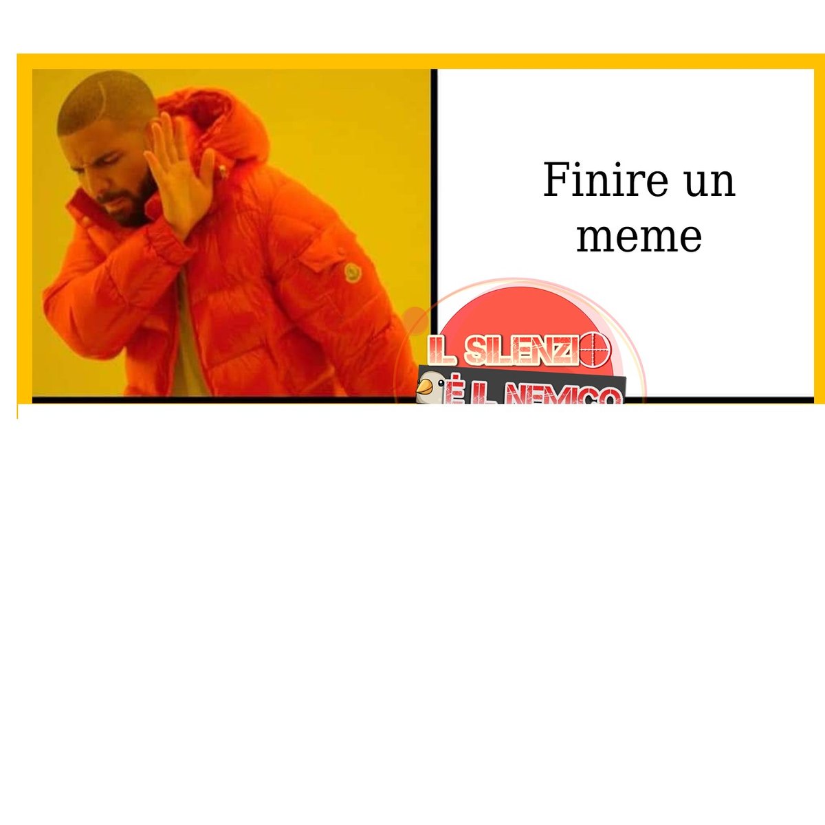 e_nemico's tweet photo. Ci trovate su instagram silenzio_nemico https://t.co/a5VnyWdH16 
 #meme #memeita #instagram #memesdaiy #memeitalia
se ci seguite su instagram vi seguiamo su twitter #follower #followforfollow https://t.co/65zq2L78Bw