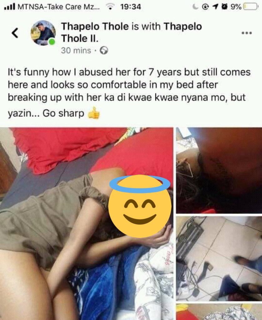 AdvoBarryRoux's tweet photo. Guys this is Thapelo Thole aka Gipla Spin, he’s a woman abuser. He uses fear tactics over some of the people speaking out &amp; sharing all the things he's done to them. https://t.co/U7A93WwsPV