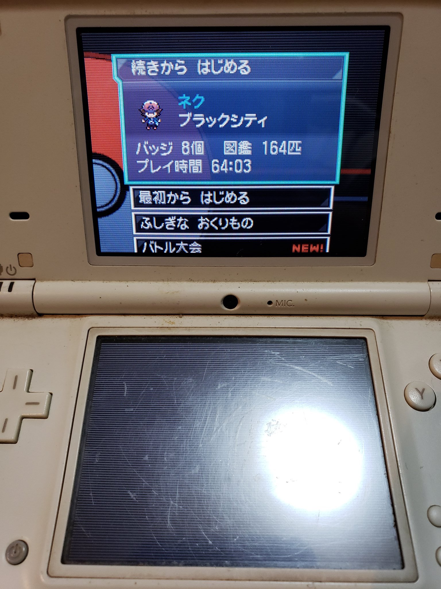 羅想 趣味垢 Ar Twitter 今日買ったブラックの中古rom 大したポケモン達は居なかったけどリバティガーデン島のビクティニが未捕獲でした このromで正規の個体値厳選が出来ます 買った意味があって良かった 中々読み込めなくてdsiで読み込んだらいけました