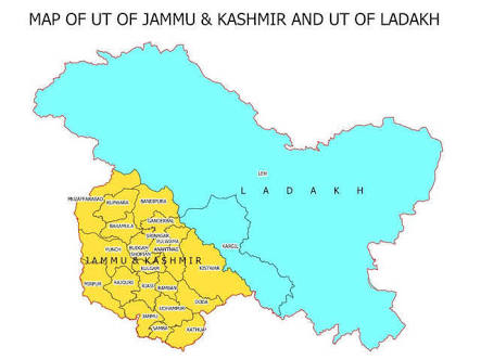 Faisal_Andrabi's tweet image. First they divided the state n they themselves don&apos;t know how they divided it #wrongmap