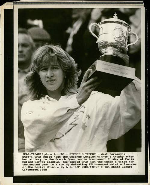 Happy birthday Steffi Graf! The only person I ve ever been a fan of since I was four.  