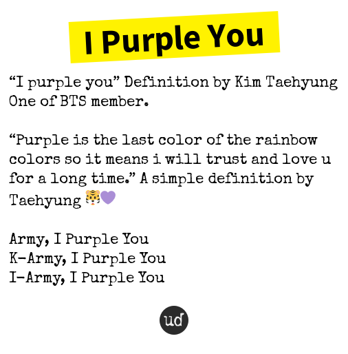 Tae_Argentina's tweet photo. 140620 | DATO
Urban diccionary agregó la definicion de “ i purple you” de # Taehyung
#BTS #BANGTAN #BTSARMY #뷔 #TAE #태 #김태형 #V #7thToEternityWithBTS
@BTS_twt
cr:urbandictionary// Taehyung Argentina
~🌙 https://t.co/aTyTrrBu6x