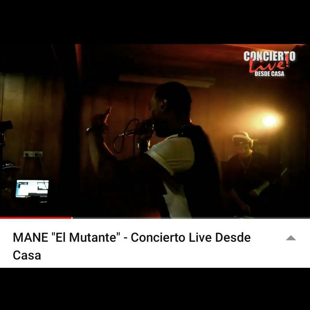 Heeeeey mi genteee Ya está disponible en mi canal de YouTube MANE 3l Mutante Concierto live desde Casa 📲📡🔥🔥🔥