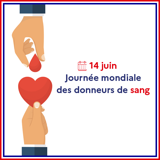 🅰🅱🅾🆎Aujourd'hui, c'est la journée mondiale des donneurs de sang. 
Les réserves de sang sont en dessous du seuil d'alerte ... #Prenezlerelais avec <a href="/EFS_dondesang/">Établissement français du sang</a> ! 

📍Trouvez une collecte près de chez vous ow.ly/9XgB50A5NlV
#JMDS