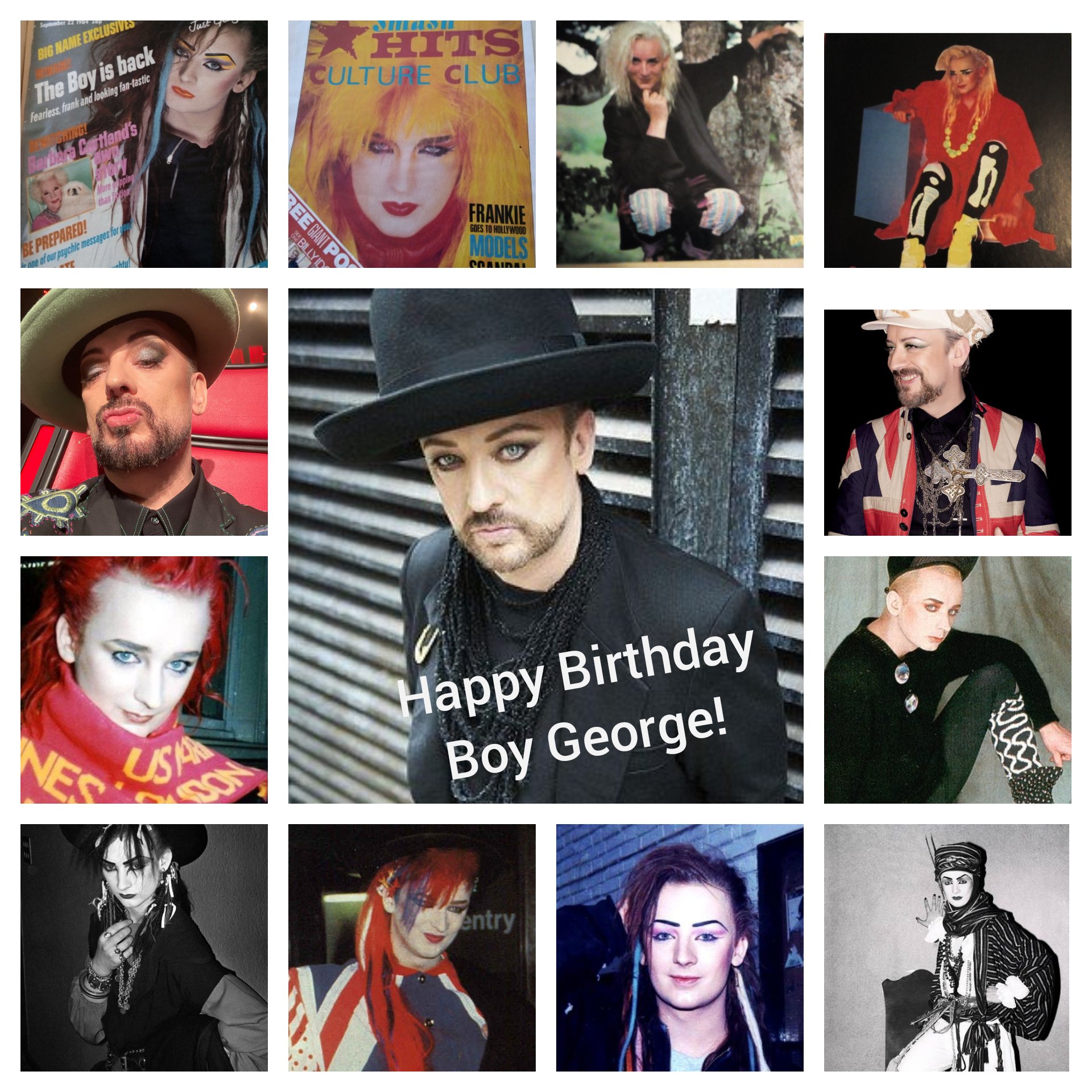 Happy Birthday Boy George! 
Wishing you every happiness & all my love    Always xxxxxxx       