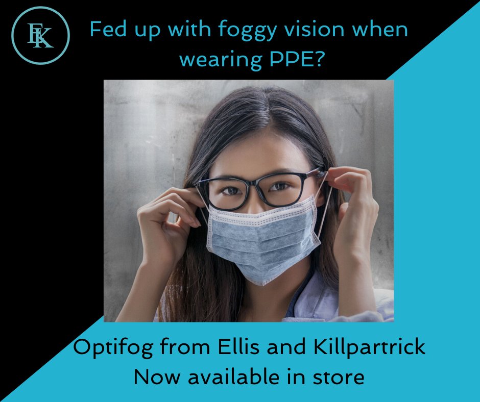 EandKBath's tweet photo. With face coverings becoming mandatory on Monday for all public transport as well as forming a vital part of our back to work strategies, Optifog can help see you clearly all day long

#optician #eyewear #covid19 #eyes #luxuryeyewear #seethedifference #eyecare #glasses #ppe https://t.co/tS7nw96reg