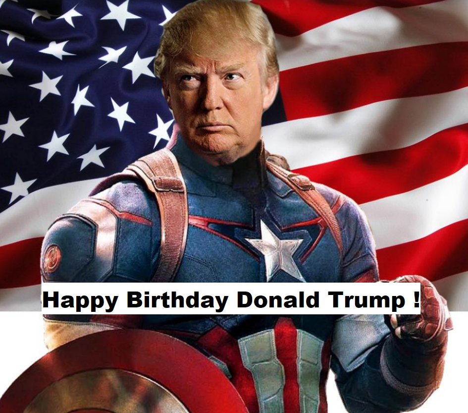 Happy Birthday Donald Trump !
We love you ! 2020 4EVA 