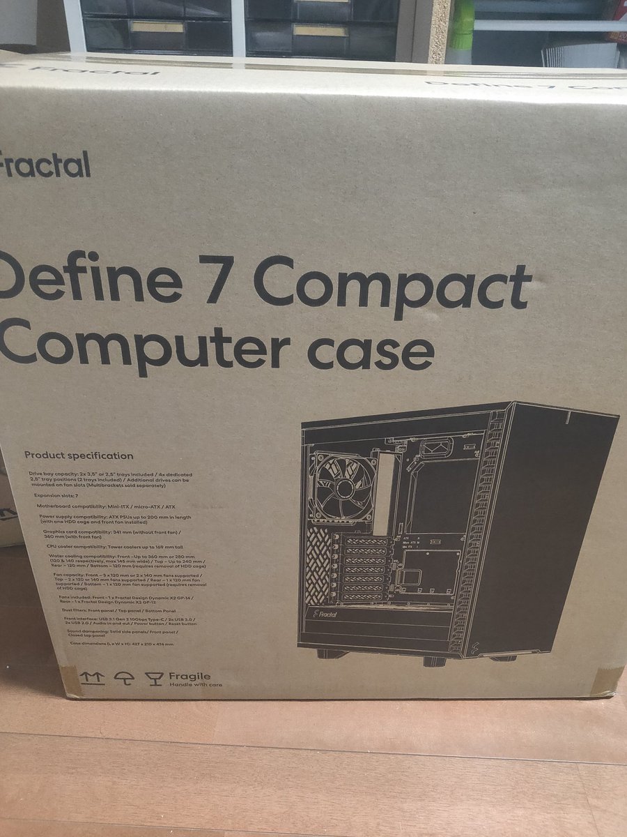 Myu_Craft's tweet image. 届きました(◜ᴗ◝  )

#fractal  #define7compact