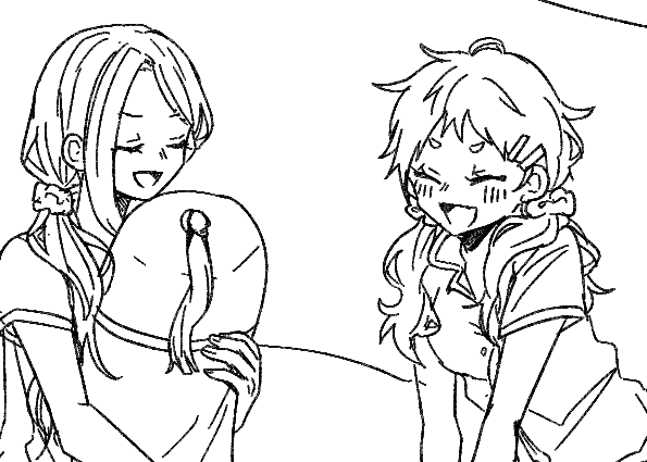 にょたラビアの漫画を描いている。 