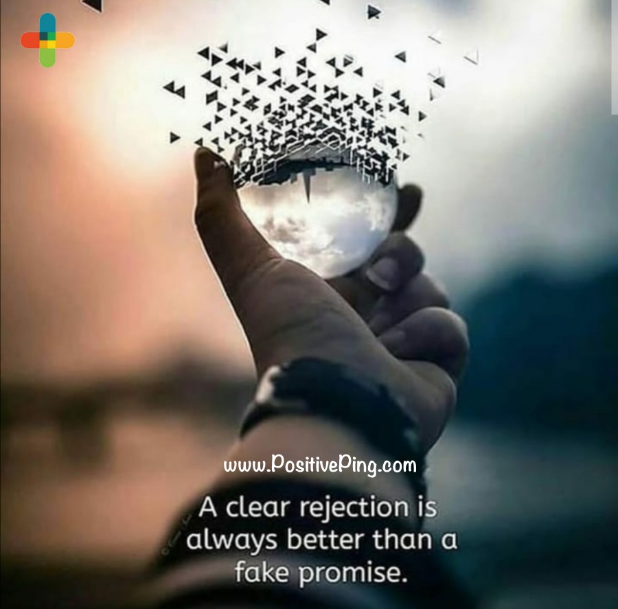 PingPositive's tweet image. A clear rejection is always better than a fake promise...#PositivePing #ShehnaazKaurGill