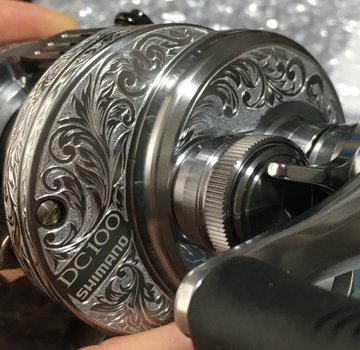 彫金師のお仕事 カルカッタコンクエスト100dcへの彫金カスタム