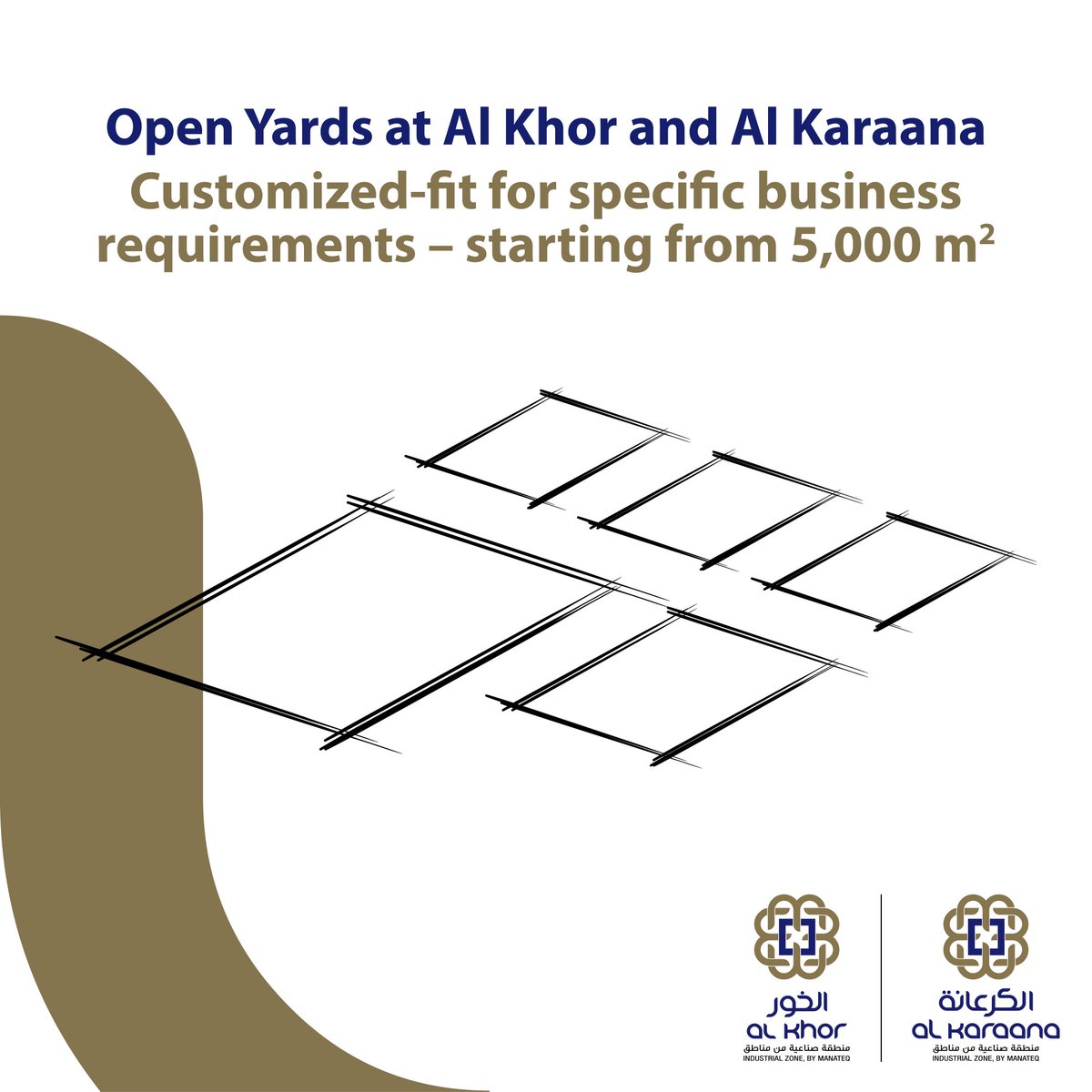 Manateq_qa's tweet photo. You can choose from a variety of yard sizes to suit the logistical requirements of your specific business, advantageously situated at Al Khor and Al Karaana.
Apply now at https://t.co/eISgoHQE4D

#TheSuccessFormula #Manateq #Qatar https://t.co/bkA0GgpdET