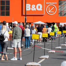 peter_mcgahan's tweet image. A 'friend' rang ahead to save time and asked B&amp;amp;Q how big the queue was.

He said "Same size as the B sir"