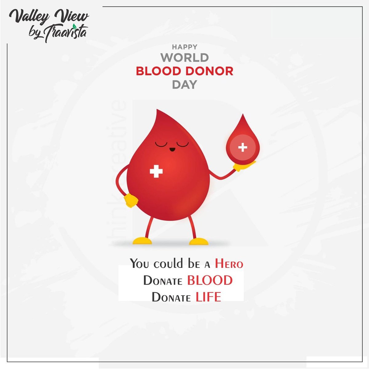 traavista's tweet photo. Never lose the opportunity for blood donation as it always chooses someone special. 
Happy World Blood Donor Day.
#ValleyviewbyTraavista https://t.co/N2GS73ENzR