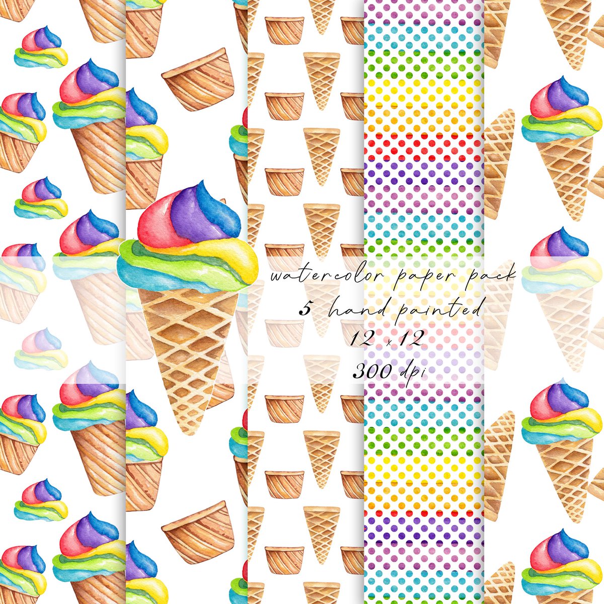 yordanova_ina's tweet image. Excited to share this item from my #etsy shop: Ice cream, Digital paper pack, Seamless paper, Hand drawn Summer Paper Rainbow colors Wafer Cones dessert paper watercolor ice cream clipart #partygifting #digitalpaperpack #icecream etsy.me/2YC0dO8
#inaartsstudio #discount