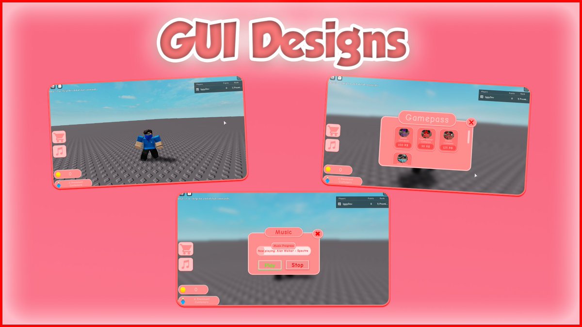 Iggydev On Twitter Made Another Gui Design For A Cafe Game Fully Scripted Roblox Robloxdev - roblox image gui