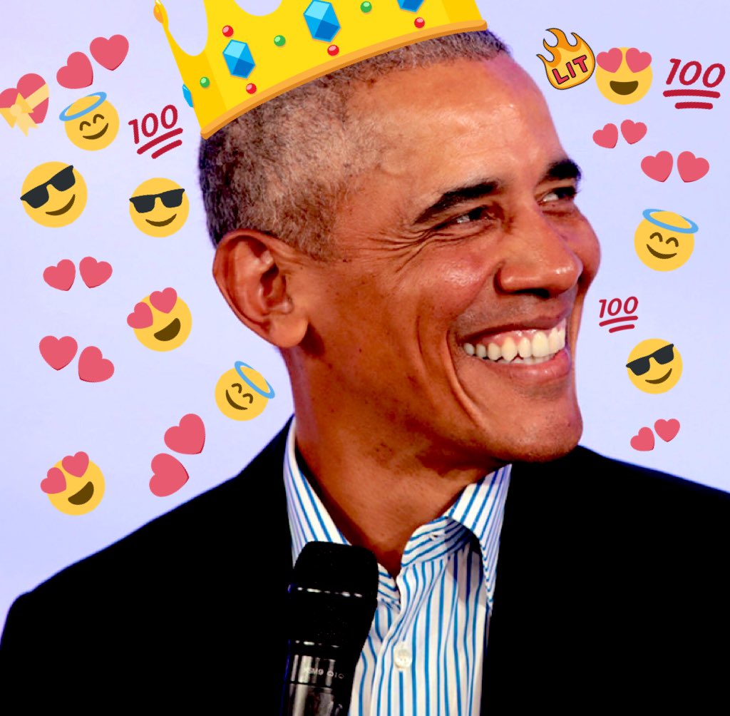 Happy early birthday Barack Obama To Donald trump 