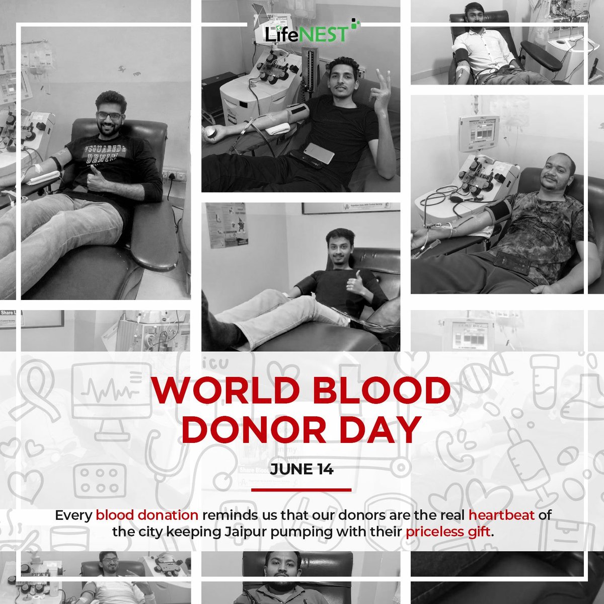 lifenestindia's tweet photo. This World Blood donor’s day; *Be someone’s type-Blood type!*
The year 2020 has been a year of change for mankind and thus calls for a special theme for the
blood donation day this time.*Safe blood saves lives*
#BloodDonation #BloodDonorDay #Blood #Bloods2020 #WHO #donateblood https://t.co/K4C1z226on