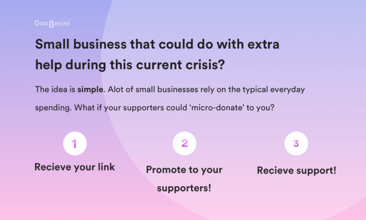don8mini's tweet photo. If you would, without thinking spend £2.00 a few times per week on a #coffee - would it be a strain to donate that to a business in need right now? We want to help #smallbusinesses who are facing challenging times during the #Coronavirus pandemic - https://t.co/AjNEMtCDes https://t.co/xNT1ygwCkE