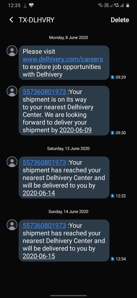 1ashwinikr's tweet photo. Bhaii sb koii tweet kro ek and use the hashtag #boycottdelhivery
Sbka order leke latka deta hai. hashtag pe click kr k dekh skte hai nanajane kitne logo ka order aisehi fsa hua hai...
#boycottdelhivery 
@flipkartsupport @Flipkart @delhivery @help_delhivery @amazonIN #sundayvibes https://t.co/frLGB0JSjf