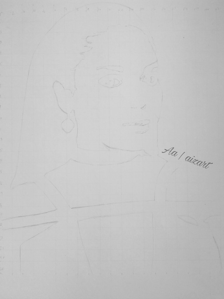 Charcoal pencil on A4 vellum board #JaneOineza  #artislife  #fanartAa | aizart June 2020