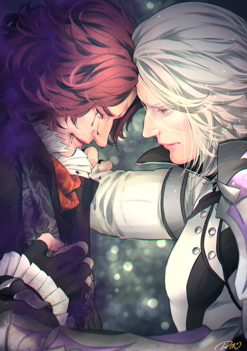 まだ加筆修正すると思うけどいつまで経っても進まないから9月のアデレイ本表紙あげちゃう…アデが記憶喪失になるお話の予定