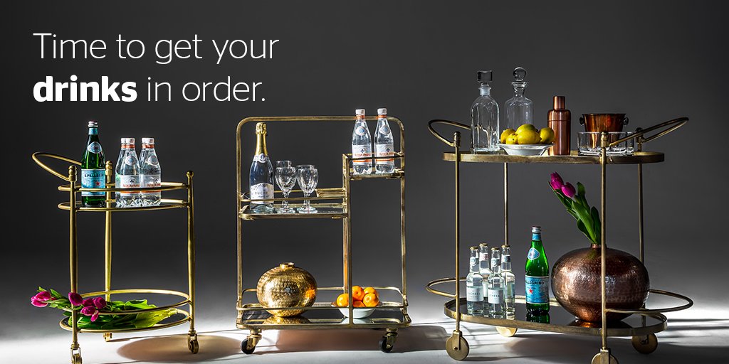 It’s time to get your drinks in order. Showcase your shimmering glassware on one of our eye-catching, tiered trolleys.
Available to shop online and in selected stores: bit.ly/3flOQ3F
T's &amp; C's apply. While stocks last.