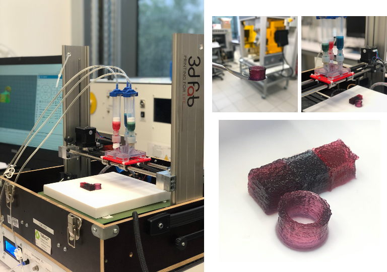 ChloeDevillard1's tweet photo. Multi-biomaterial printer for vascular tissue #bioprinting on @3dFAB_platform!

This new equipment designed with our partner @Tobeca3D is a major advance for the #vasculartissueengineering, now allowing me to bioprint the 3 different layers of a #bloodvessel 💉⭕️ https://t.co/xg7srWcNbO