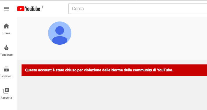 Youtube chiude Radio Radio.
La guerra sulla censura dei social sta subendo un'accelerazione.
#radioradio