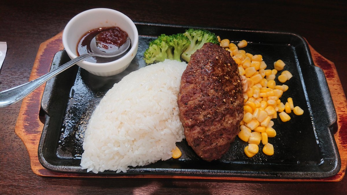 ワンプレートハンバーグ