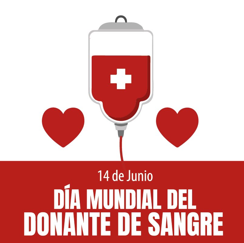 HOY ES EL DÍA MUNDIAL DEL DONANTE DE SANGRE: UNOS MINUTOS DE TU VIDA SIGNIFICAN AÑOS EN LA VIDA DE OTRA PERSONA
#DiaMundialDelDonanteDeSangre