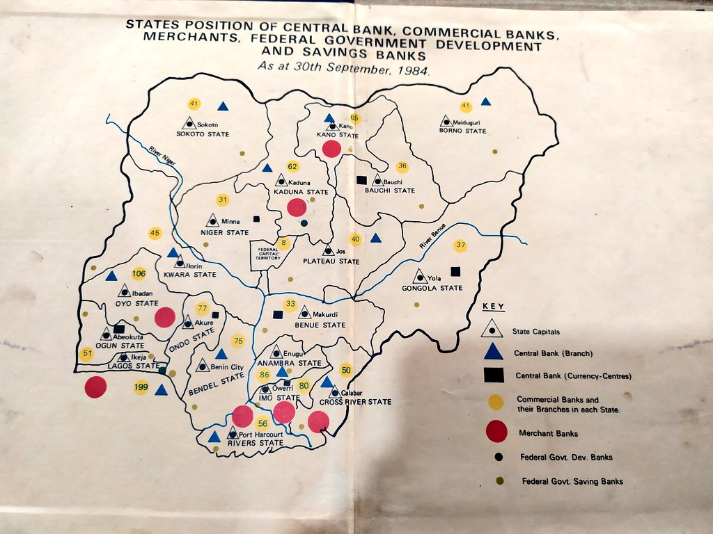 - Sunday Concord newspaper from 1985.- 1979 Constitution of Nigeria (Purchased for One naira).- Map of Nigeria as at 1985 (Containing Old Imo state, Bendel State & Gongola State)- Federal highway code of Nigeria (1972).
