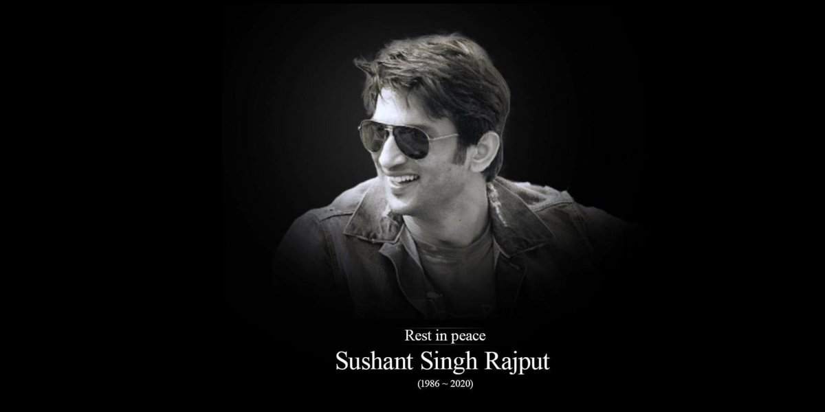 Chandrakant2209's tweet photo. We have lost another Gemstone of Bollywood , A wonderful human being &amp; a shining star with the smiling face Sushant Singh Rajput Today!!! 🙁
#ripsushanthsinghraput 🙏
#RIP https://t.co/CMt6zYd1y7