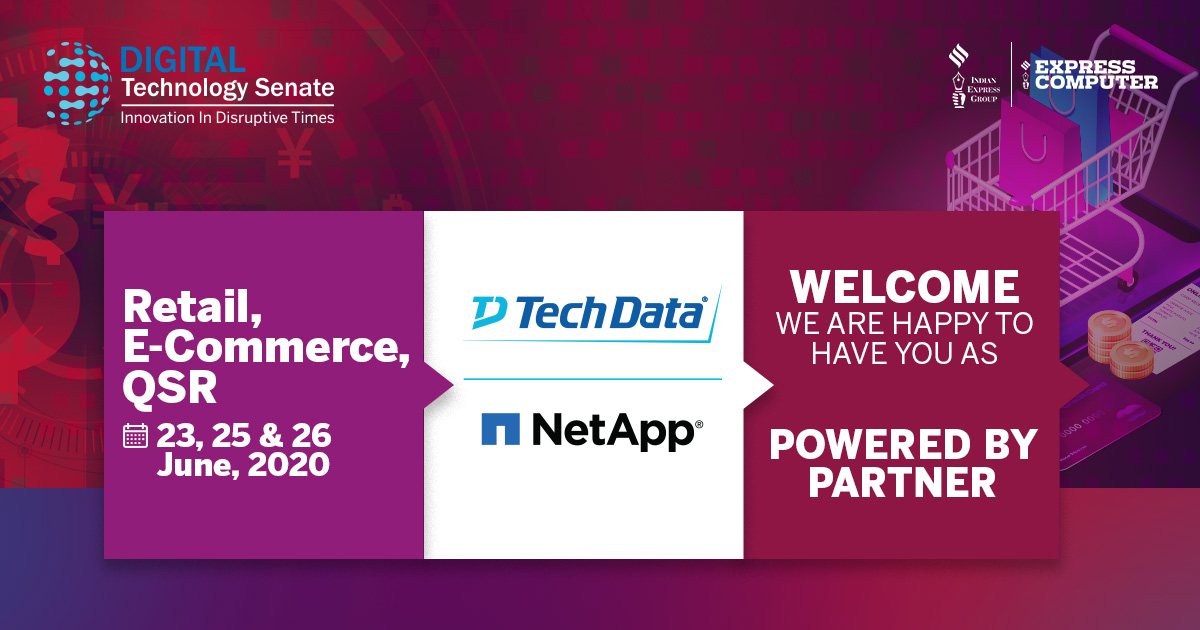 VishwasDass's tweet image. The Indian. Express&apos;s 
#DigitalTechnologySenate - #Retail, #ECommerce &amp;amp; #QSR Track begins from 23, 25, 26 June, 2020. Register: bit.ly/w3dtsrct and attend all d tracks in d entire Week&apos;s series