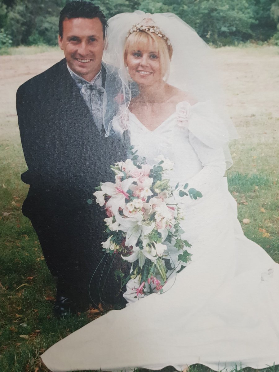 Francis19M's tweet photo. @leefranafc Thankyou Honey&amp; happy  Anniversary to you too. That pic was before we were married , here's our wedding day . Remember it like yesterday xxxx https://t.co/9IpxCx7Rz6