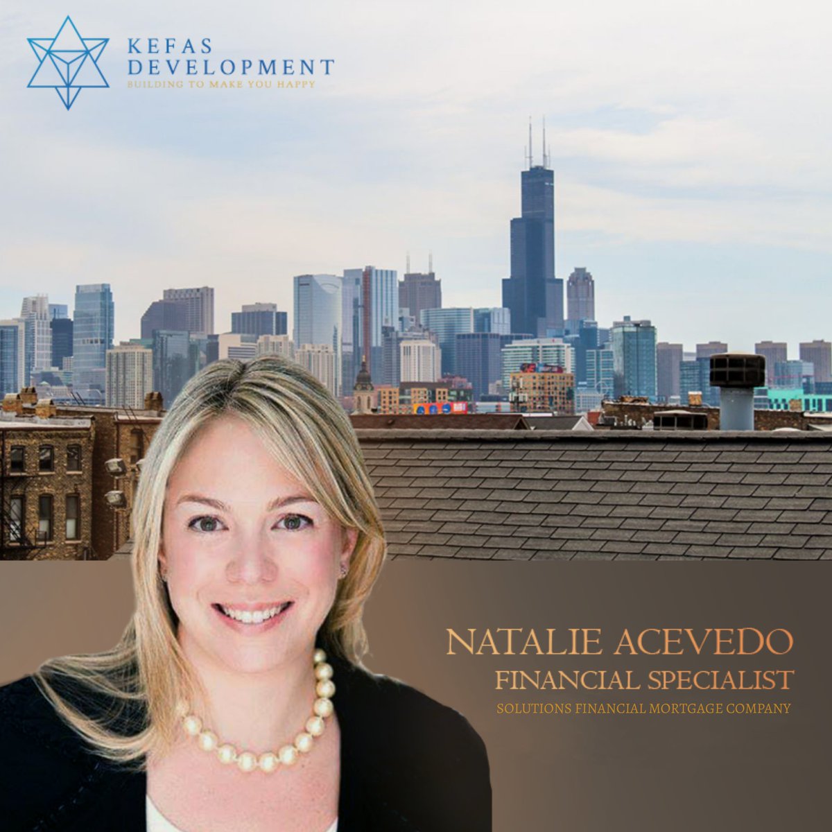 kefasdevelopme1's tweet image. If you need advice or services of a professional mortgage SPECIALIST, you found such a person today. Contact NATALIE at (847) 834-0100 or nacevedo@gosfmc.com &amp;amp; make sure our words are TRUE
LET US take care of creating YOUR DREAM HOME. (773) 750-7680 or info@kefasdevelopment.com