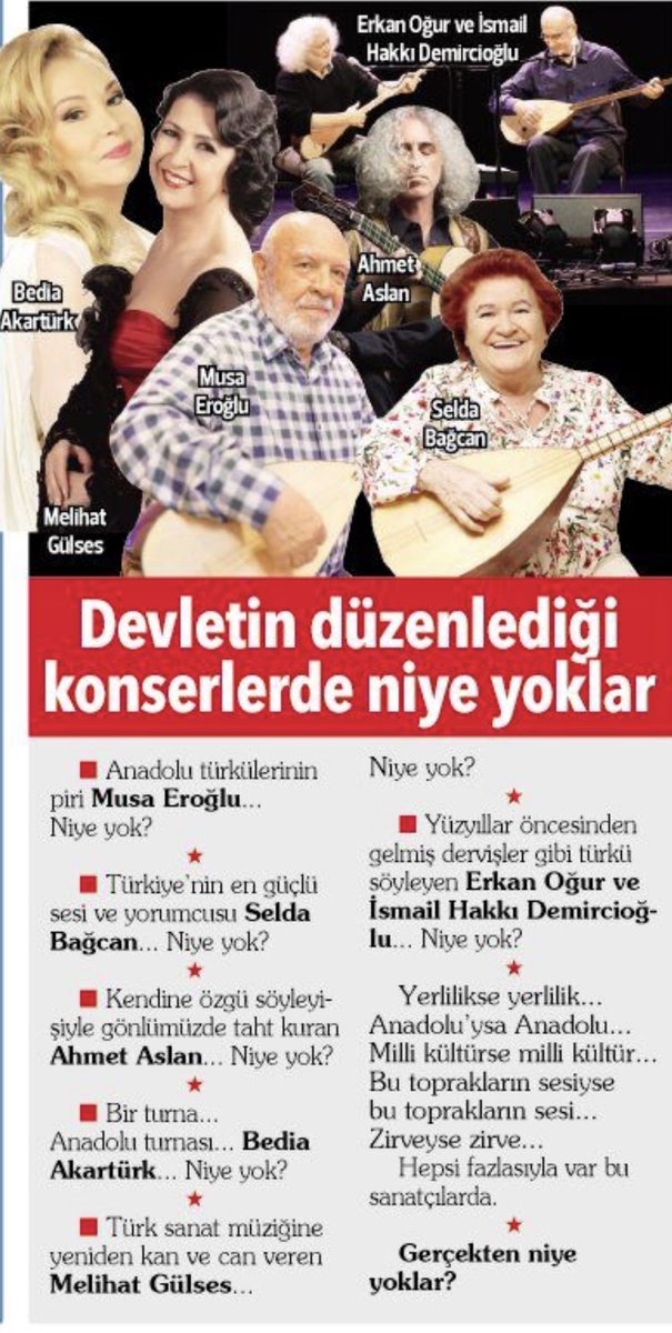 Niye yoklar?