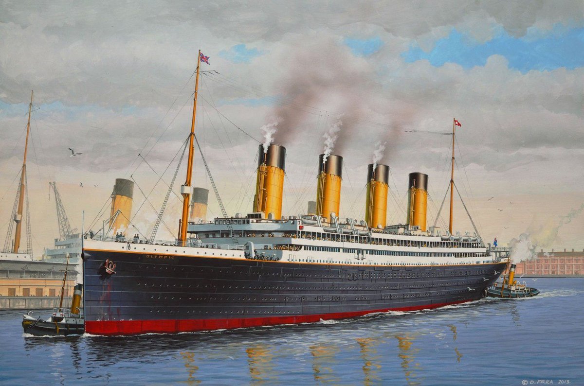 RMSOlympicOff's tweet photo. On this day, 109 years ago, on Jun 14 1911, RMS Olympic maiden voyage commenced on 14 June 1911 from Southampton, calling at Cherbourg and Queenstown to New York City. 

#RMSOlympic #SeaTrials #RMSOlympic109 #HistoricShipsNetwork https://t.co/5FPH7QcWri