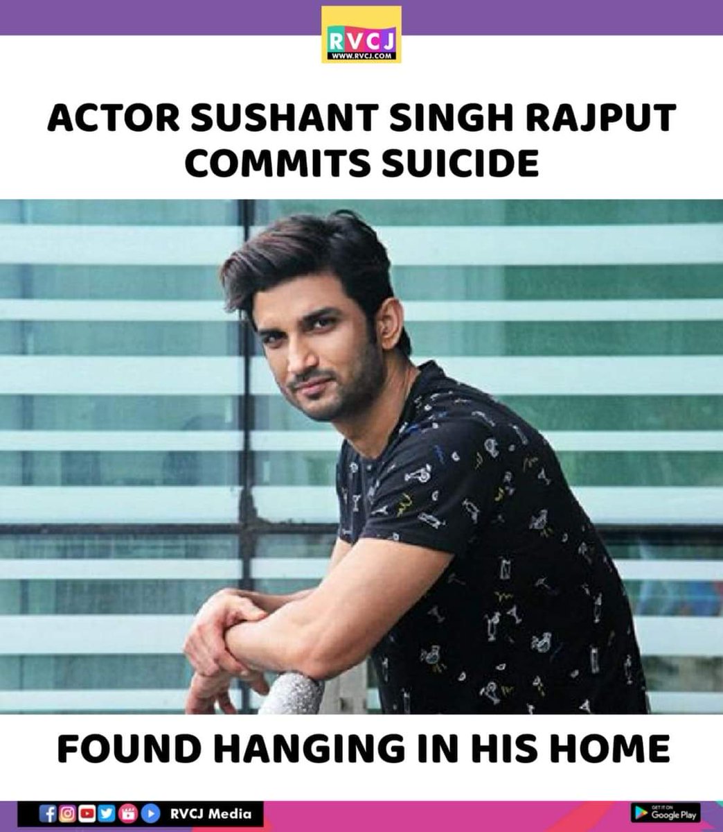 RVCJ_FB's tweet photo. RIP! #SushantSinghRajput 🙏🏻🙏🏻 https://t.co/WNEyxYArAB