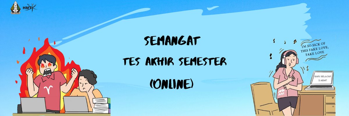 TAS sudah dekat... 
SEMANGAT BERJUANG UNTUK UAS

buka laptop, duduk, kerjakan, lupakan

SEMANGAAAAD!!!