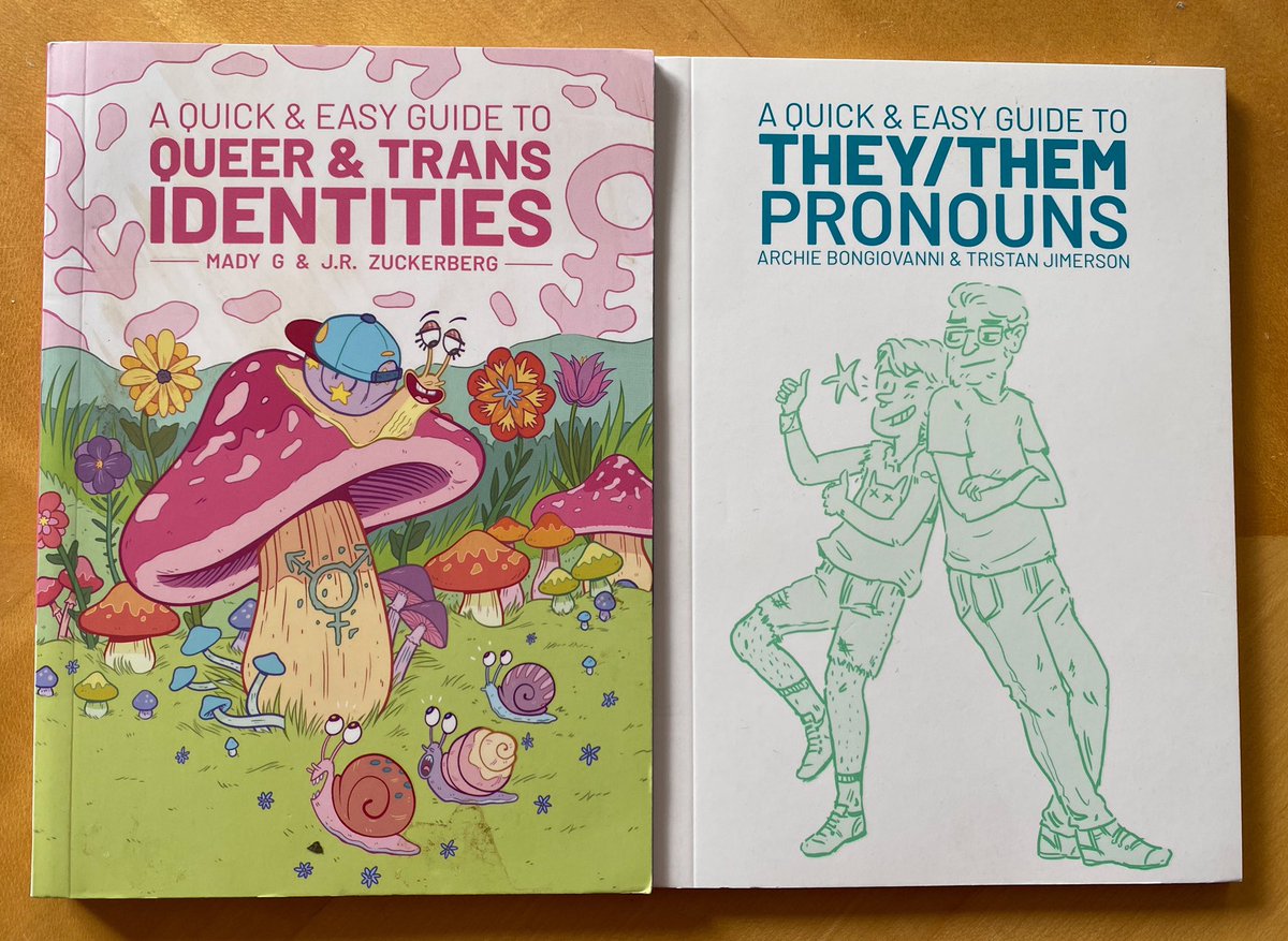 These short wee books also both use a comics format to get their points across, and are great to share with people who may feel uneasy about starting to talk about these issues